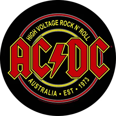 Produktbild von AC/DC High Voltage Rock N Roll Aufnäher zum Aufnähen