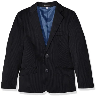 Productafbeelding van G.O.L. jongensblazers, slim fit, effen, maat 128, blauw (marineblauw 1)