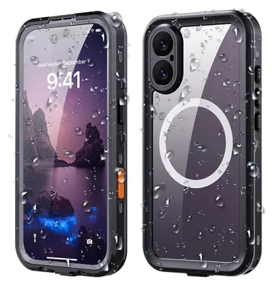 Zdjęcie produktu dla ShellBox - Wodoodporne etui IP68 do iPhone'a 17 - czarne