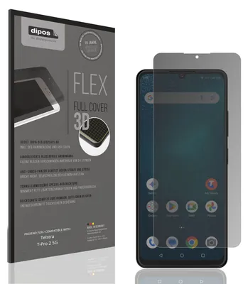 Produktbild von Full Cover Privacy Blickschutzfolie für Telstra T-Pro 2 5G Folie Anti-Shock