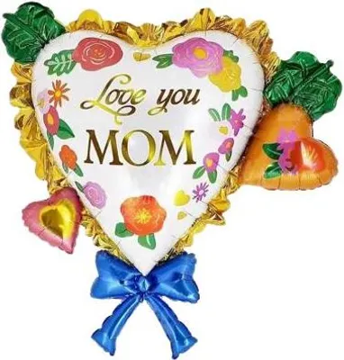 Produktbild von Herz Folienballon Muttertag MAMA Love 82x81cm