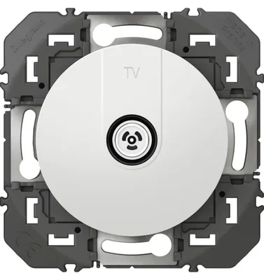 Image de Prise Tv Dooxie Simple Design Moderne, Installation Facile - Legrand