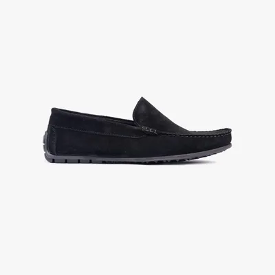 Produktbild von Omnio Herren-Slipper, Schwarz, aus Wildleder