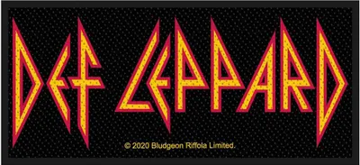 Produktbild von Def Leppard Logo Aufnäher zum Aufnähen 100 x 50 mm