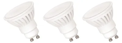 Produktbild von Spectrum GU10 LED Spot Lampe 10W 830lm 3000K Warmweiß 230V 3 Stück