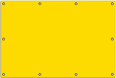 Produktbild von Wallario Outdoor-Poster für Garten oder Balkon, Motiv Gelb, in ca. 80 x 120 cm