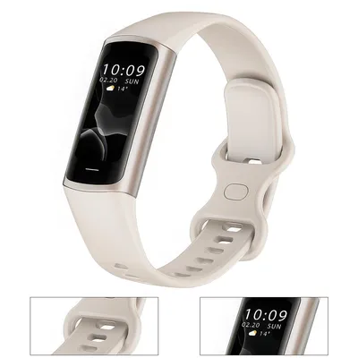 Smartwatch mit Herzfrequenz & GPS – Fitness, Schlaftracking, Silber