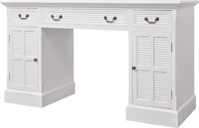 Obrázok produktu pre vidaXL Písací stôl sekretár biely 140 x 48 x 80 cm