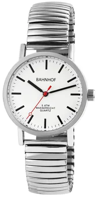 Produktbild von Herrenuhr Edelstahl BA004 silberfarbig, 5 ATM