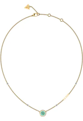 Zdjęcie produktu dla Naszyjnik damski złoty Guess kółko 45cm