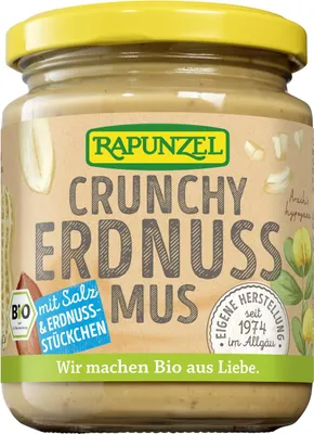 Image de Rapunzel Purée de cacahuètes croquante au sel 250g