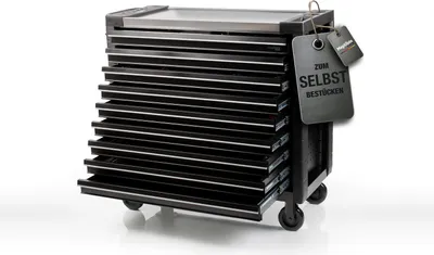 Produktbild von Mephisto Pro-Line Werkzeugwagen Werkstattwagen mit 9 Schubfächer ohne Werkzeug