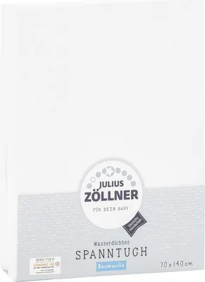 Produktbild von Julius Zöllner Spannbetttuch, wasserdicht, PVC frei - 70 x 140 cm