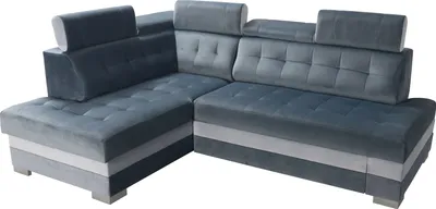Produktbild von Robin Paris Ecksofa mit Schlaffunktion Bettkasten 5 Verstellbare Kopfstützen Sofa L-Form Schlafsofa Freistehende Eckcouch Schlafcouch Wohnzimmermöbel Wohnlandschaft