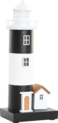 Produktbild von Leuchtende Dekoration DKD Home Decor 15 x 10 x 37 cm Holz Leuchtturm