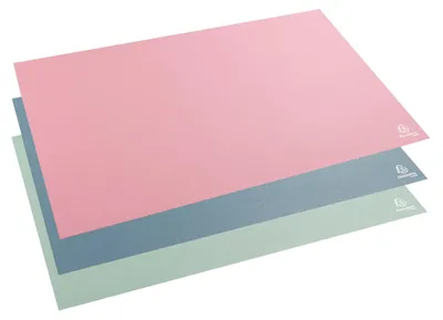 Obrázok produktu pre Exacompta 60060D Exacompta Schreibtischunterlagen farbsortiert Karton 57,5 x 37,5 cm, 8 St.
