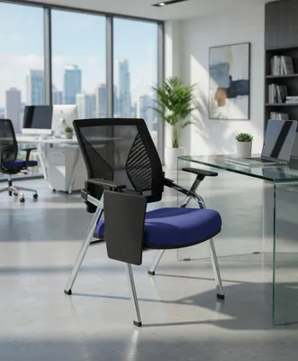 Obrázek produktu pro Moderní kancelářské křeslo s ergonomickým opěradlem a kovovou konstrukcí