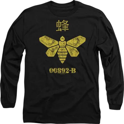 Produktbild von Breaking Bad - "Barrel Bee" T-Shirt für Herren/Damen Uni, Langärmlig TV22045 (M) (Schwarz)