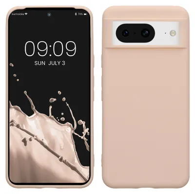 Produktbild von kwmobile Handyhülle für Google Pixel 8 Hülle - TPU Case - Kabelloses Laden - Schutzhülle Cover in Coconut Swirl
