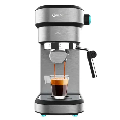 Produktbild von Cecotec Espressomaschine Kaffeemaschine Cafelizzia 890 Grau Cappuccino Genuss