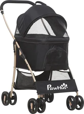 Produktbild von Famanu Hunde-Buggy 2-in-1 | Faltbarer Tragewagen für Hunde
