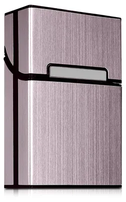 Produktbild von kwmobile Zigarettenetui Zigarettenbox Hülle für Zigaretten - Zigaretten Etui mit Magnetverschluss - Aluminium Beschichtung Rosegold