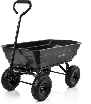 Produktbild von Zahradní vozík, plážový vozík, nákupní vozík Meteor, sklápěcí vozík Meteor TC-250 černý