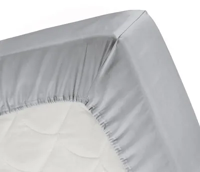 Produktbild von Cinderella - Spannbettlaken für Split-Topper (bis 15 cm) - Jersey - 180x200/210 cm - Light Grey