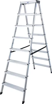 Produktbild von Krause Dopplo Stufen Doppelleiter 2x8 Stufen