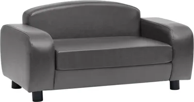 Produktbild von vidaXL Hundesofa Grau 80x50x40 cm Kunstleder