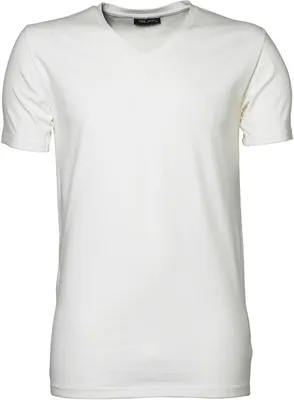 Produktbild von Tee Jays 401 | Mens Stretch V Herren T-Shirt - Farbe: White - Größe: L