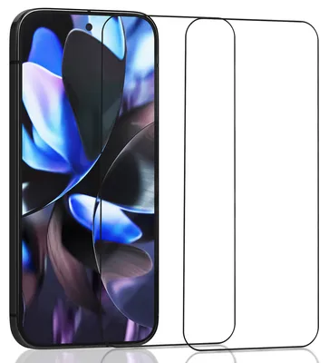 Produktbild von 2-Pack Google Pixel 9 Pro Displayschutzfolie - Gehärtetes Glas 9H - Super Qualität 3D