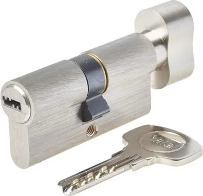 Immagine prodotto di Knob Lock Cylinder - YALE - YC1000+ - 30x30 mm - 6 Pins - Interior Knob Opening - 4 Reversible Keys -