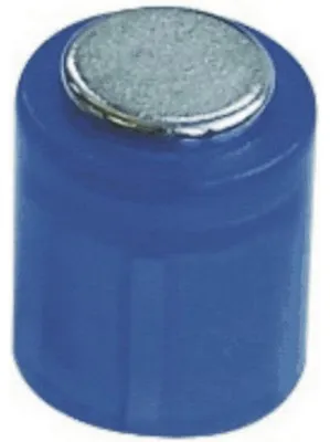 Produktbild von Magnet Zylinder 14x9mm bis 1900g VE=6 Stück kristallblau