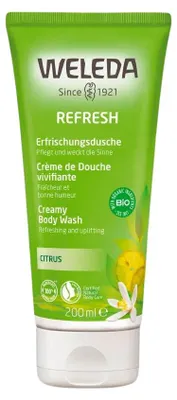 Image de WELEDA Douche rafraîchissante au Citrus, 200 ml de gel