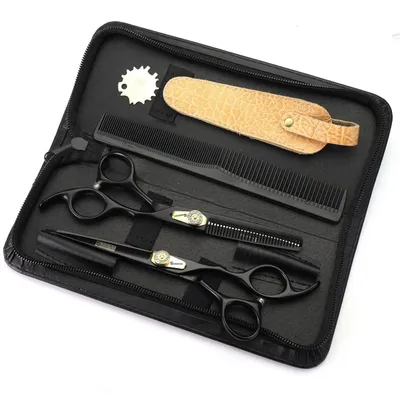 Immagine prodotto di Forbici per capelli, lunghezza 15,2 cm, acciaio inossidabile 440C, confezione da 2 pezzi