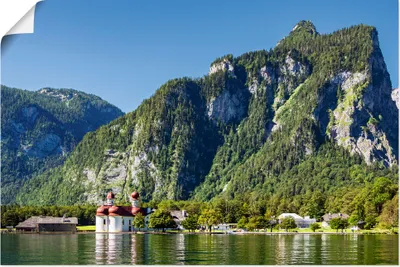Produktbild von ARTland Poster Blick auf den Königssee Größe: 30x20 cm