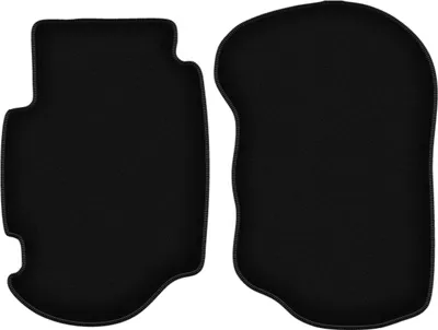 Image de Wielganizator Tapis avant de sol velours sur-mesure pour Ford Escort MK7 (1995-2002, hatchback, break) noir, jeu 2 pièces, fixations