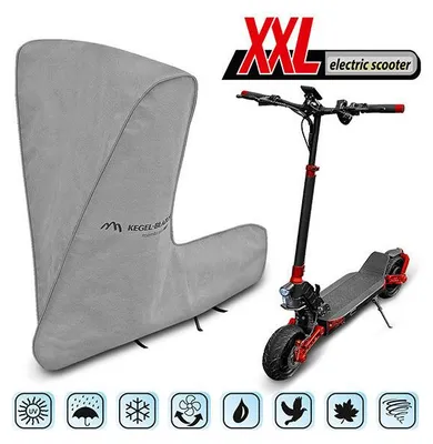 Produktbild von Schutzhülle für E‑Scooter Kegel Serie Basic, Größe XXL, grau, 155 cm