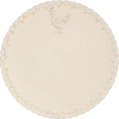 Immagine prodotto di Piatto da portata Clayre & Eef Ø 26 cm in Vetroceramica beige pollo