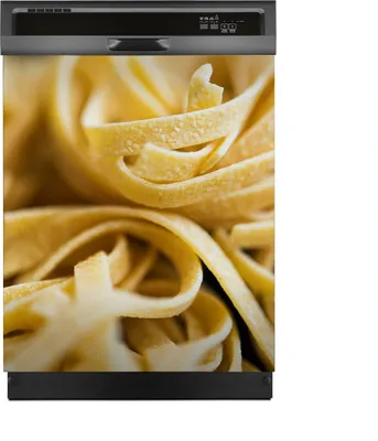 Produktbild von Magnete Dekorative 60x70 cm Küche Magnetmatte Spülmaschine - Italienische rohe Nudeln Tagliatelle
