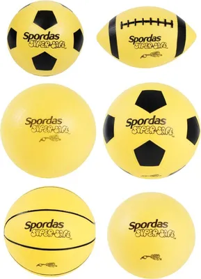Immagine prodotto di Spordas Sportball Set SuperSafe - 6 pezzi in schiuma di vinile