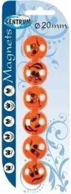 Productafbeelding van Magneetjes voor whiteboard, Smile, 20 mm, 6 stuks