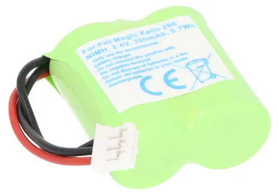 Produktbild von Akku passend für Philips Magic Xalio 200, NiMH, 2,4V, 300mAh