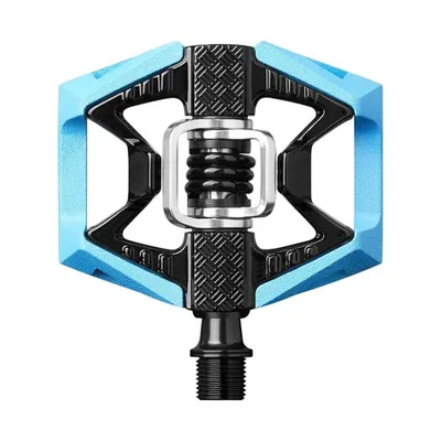 Produktbild von Crankbrothers Double Shot 2, Straßenfahrrad, Aluminium, Blau, Plattformpedale, 395 g, 2 Stück(e)