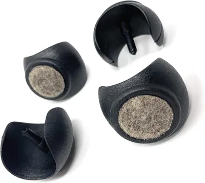 Produktbild von Filzgleiter Set mit 8 Stück für Stühle Ø 24-26 mm Geräuschdämpfende Möbelgleiter