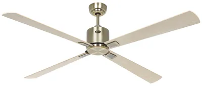 Image de Ventilateur de plafond à basse consommation avec télécommande Eco Neo III WiFi 152 cm Laiton antique pales Érable / Hêtre