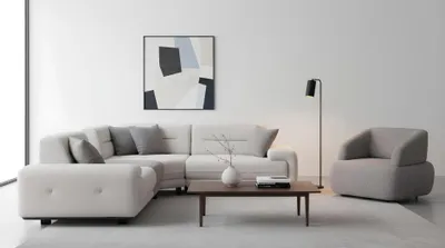 Produktbild von Sofa und Sessel in hochwertigem Design für Ihr Wohnzimmer