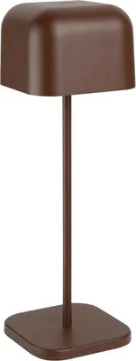 Produktbild von Olympia Lucca Tischlampe Quadratische Kuppel Kastanie 300mm