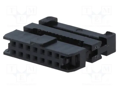 Image de 1 connecteur femelle, 1 mm, T826114A101CEU - connecteur avec câble, broche : 14